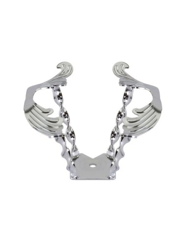 3D Wing Steering Wheel Chrome.